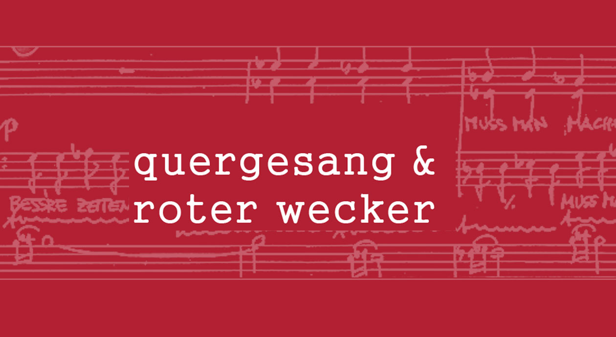 Quergesang und Roter Wecker