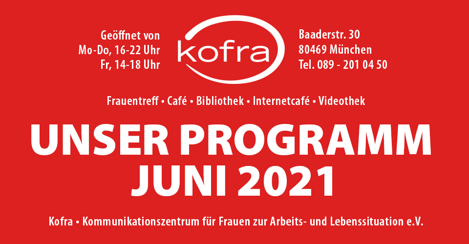 Kofra - Programm Juni 2021