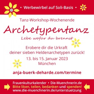 Tanzworkshop mit Anja Bürk-Deharde Amazonentanz Archetypentanz Tanzworkshop mit Anja Bürk-Deharde Amazonentanz Archetypentanz